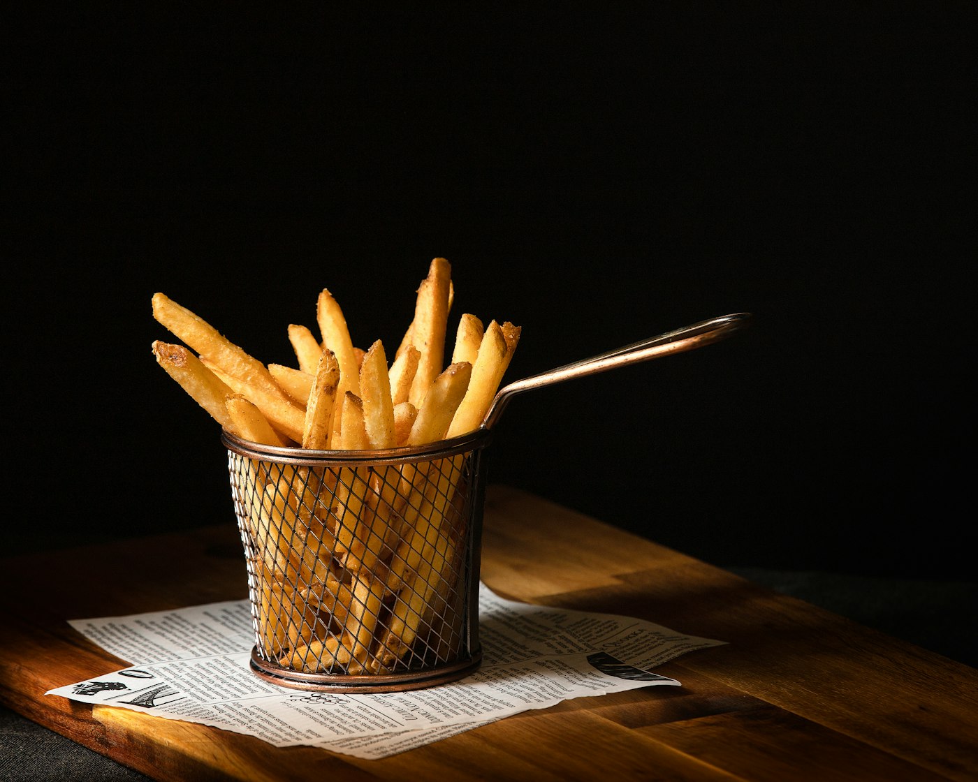Patatine fritte calde